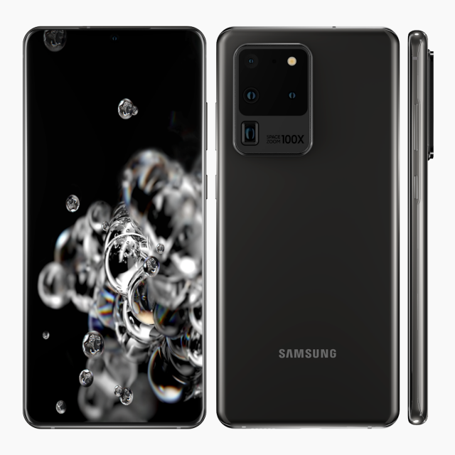 samsung galaxy s20 3D Model .c4d .max .obj .3ds .fbx .stl .blend 