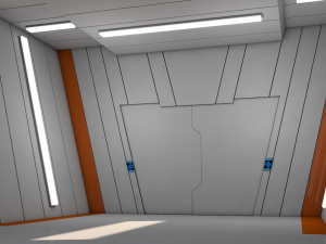 sci fi interior 3Dモデル