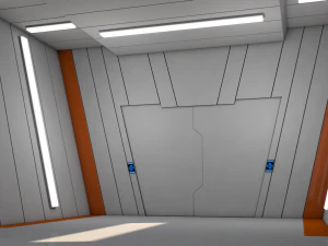 wnętrze science-fiction Model 3D