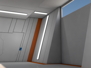 sci fi interior 3Dモデル