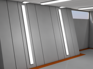 sci fi interior 3Dモデル