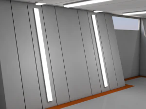 wnętrze science-fiction Model 3D