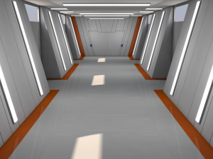 sci fi interior 3Dモデル