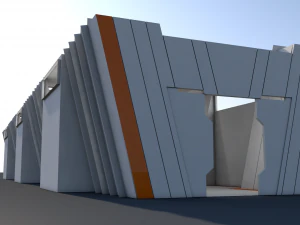 wnętrze science-fiction Model 3D