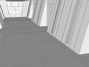 wnętrze science-fiction Model 3D