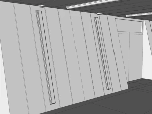 wnętrze science-fiction Model 3D