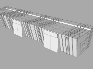 wnętrze science-fiction Model 3D