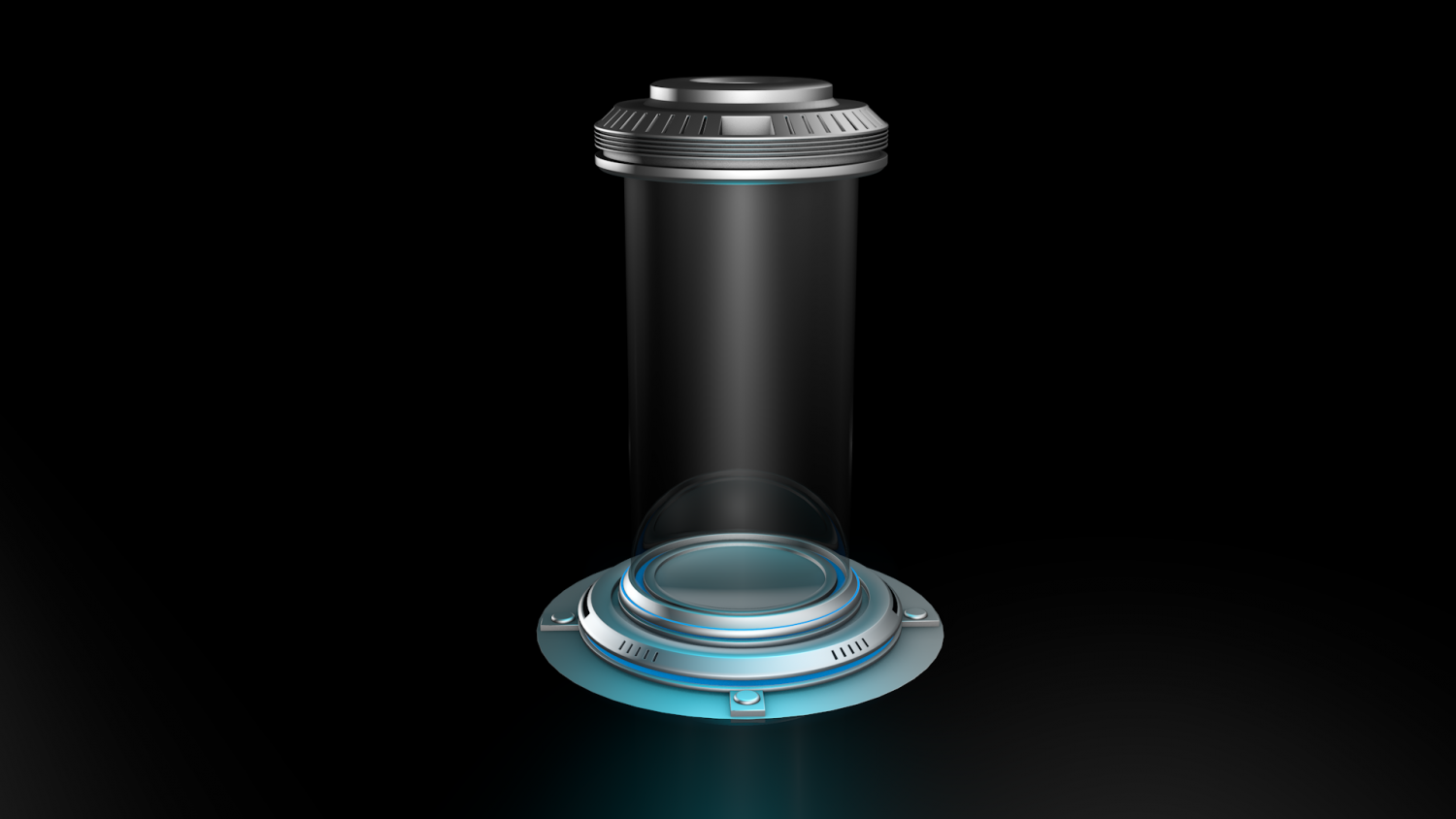 Sci Fi Liquid Container 3D model