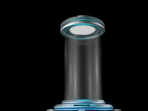 Sci Fi Liquid Cylinder 3D Model