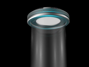 Sci Fi Liquid Cylinder 3D Model