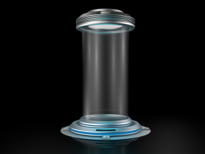 Sci Fi Liquid Cylinder Modelo 3D