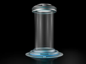 Sci Fi Liquid Cylinder 3D Model