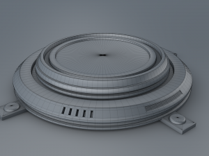 Sci Fi Liquid Cylinder Modelo 3D