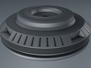 Sci Fi Liquid Cylinder Modelo 3D