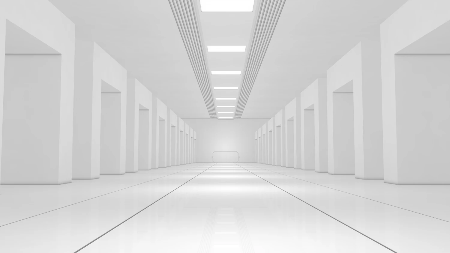 Sci Fi Warehouse 3D Model .c4d .max .obj .3ds .fbx .stl .blend 