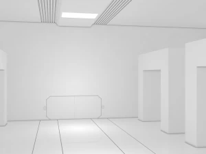 Sci Fi Warehouse 3D Model