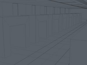Sci Fi Warehouse 3D Model