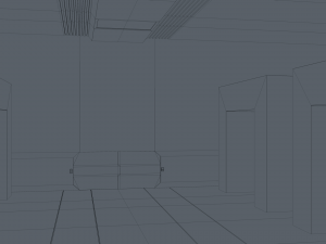 Sci Fi Warehouse 3D Model