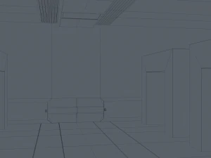 Sci Fi Warehouse 3D Model