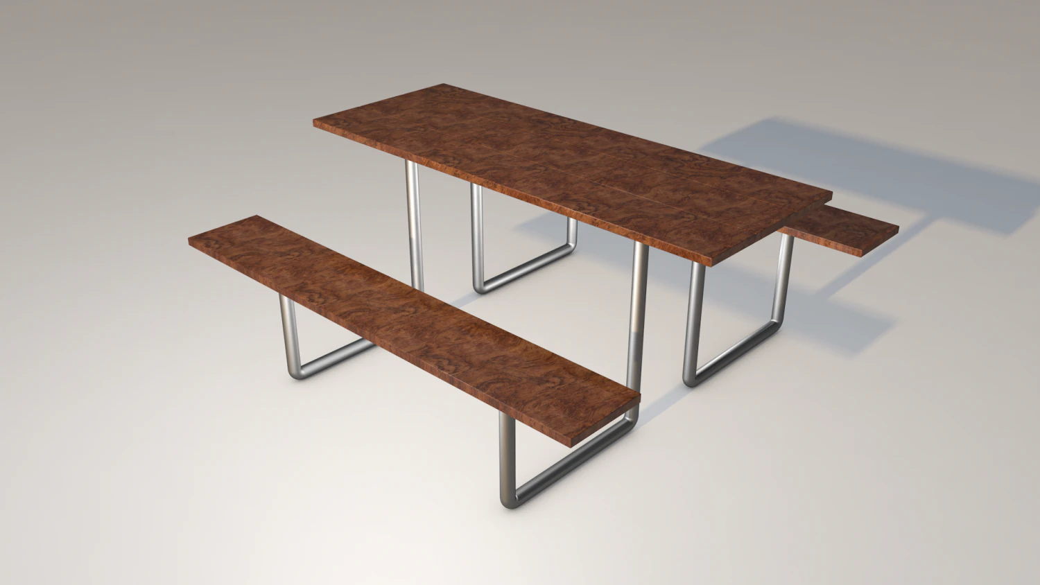 Panchina del parco Modello 3D .c4d .max .obj .3ds .fbx .stl .blend 