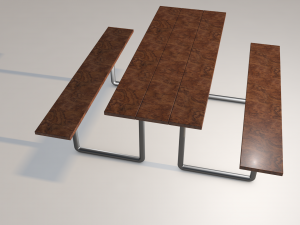 Park Bench 3D Модель