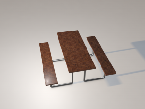 Park Bench 3D Модель