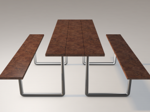 Park Bench 3D Модель