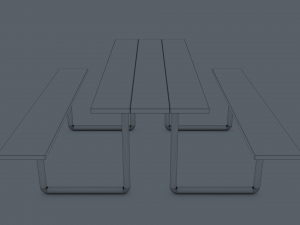 Park Bench 3D Модель