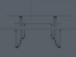 Park Bench 3D Модель
