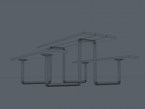 Park Bench 3D Модель