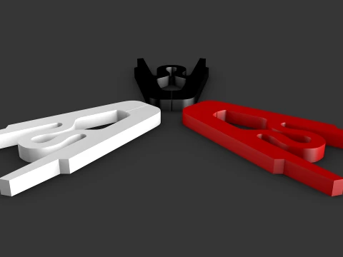 Clothespin 3D Modell