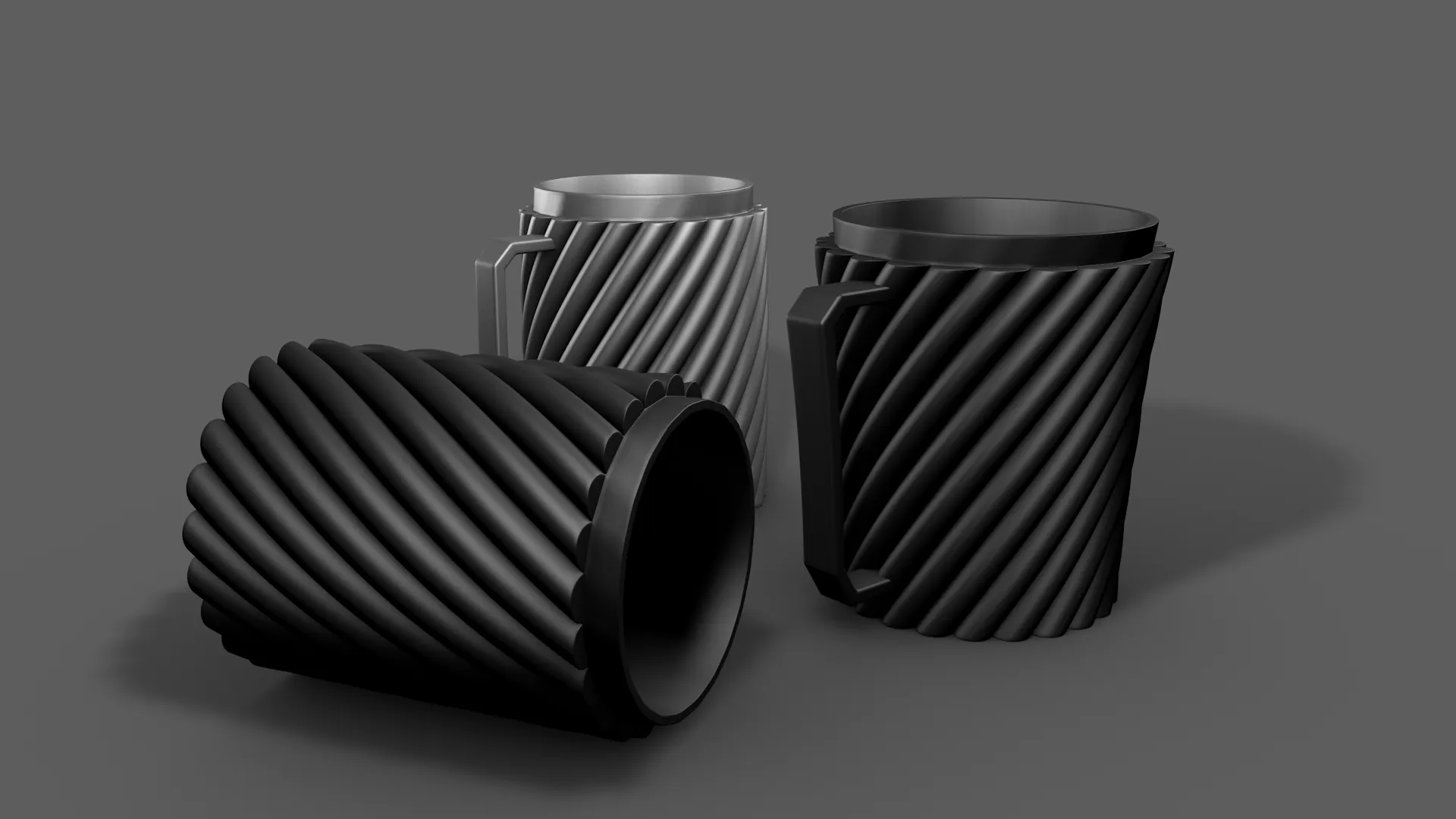 Cup 3D Model .c4d .max .obj .3ds .fbx .stl .blend 
