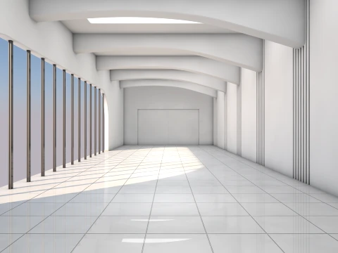 Sci Fi Interior 3D Model