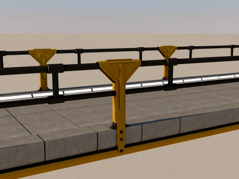 Sci Fi Bridge 3D Model