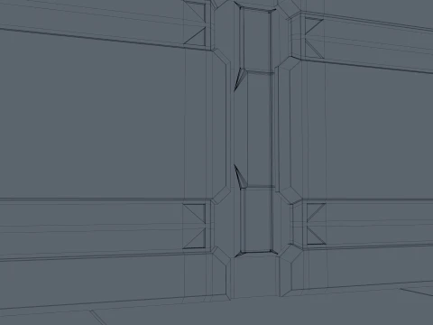 Sci Fi Corridor 3D Model