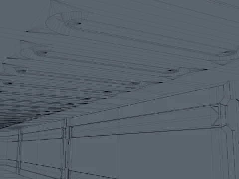 Sci Fi Corridor 3D Model