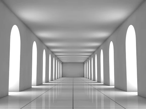 Sci Fi Corridor 3D Модель