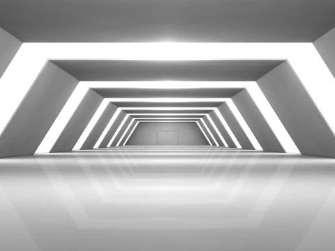 Sci Fi Hall 3D Modell