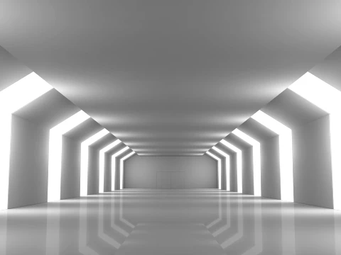 Sci Fi Corridor 3D Model