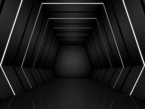 Sci Fi Corridor 3D Model