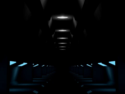Sci Fi Corridor 3D Model
