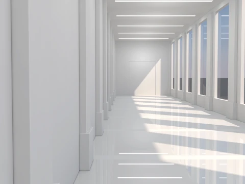 Sci Fi Interior 3D Model