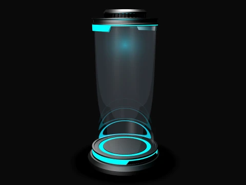 SF 液体シリンダー 3Dモデル