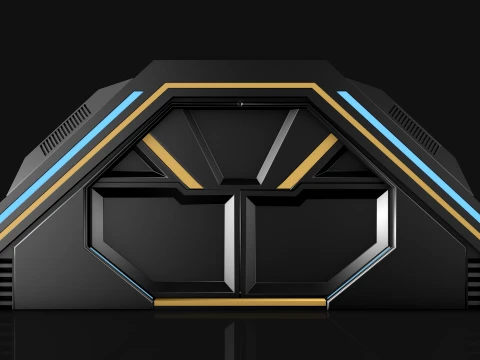 SF ドア 3Dモデル
