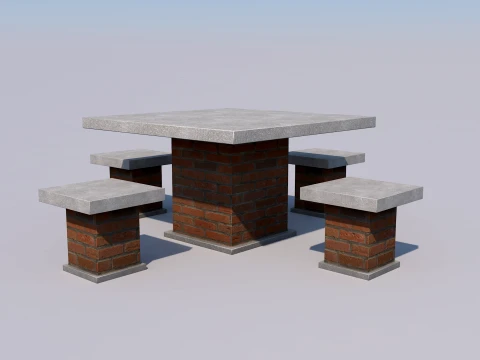 Straatstoelen 3D Model