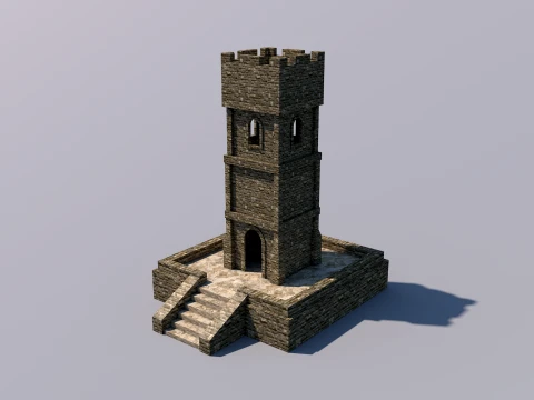 Wachturm 3D Modell
