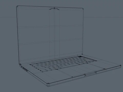 MacBook Pro M4 3D Model
