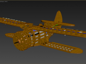 I-153 KIT RC Aircraft 3D Model