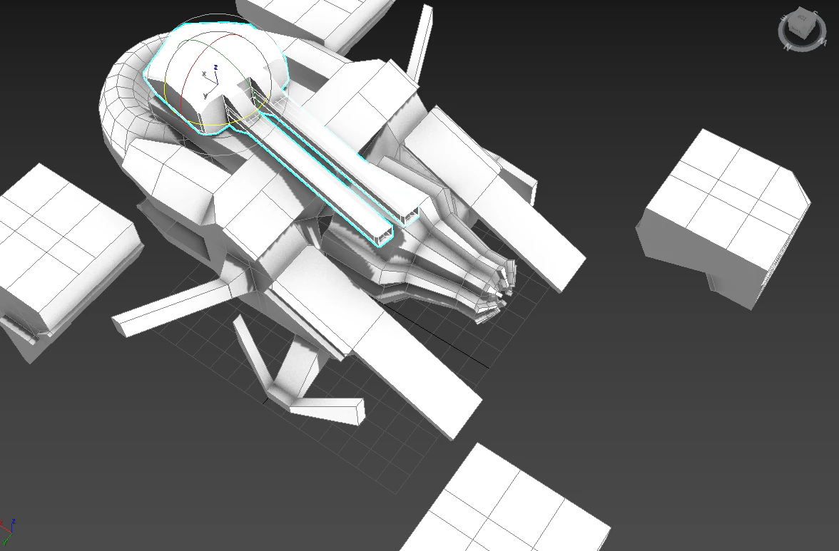 four legs 0-0-0-1v 3D Model .c4d .max .obj .3ds .fbx .stl .blend 