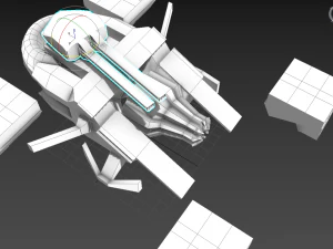 quattro gambe 0-0-0-1v Modello 3D